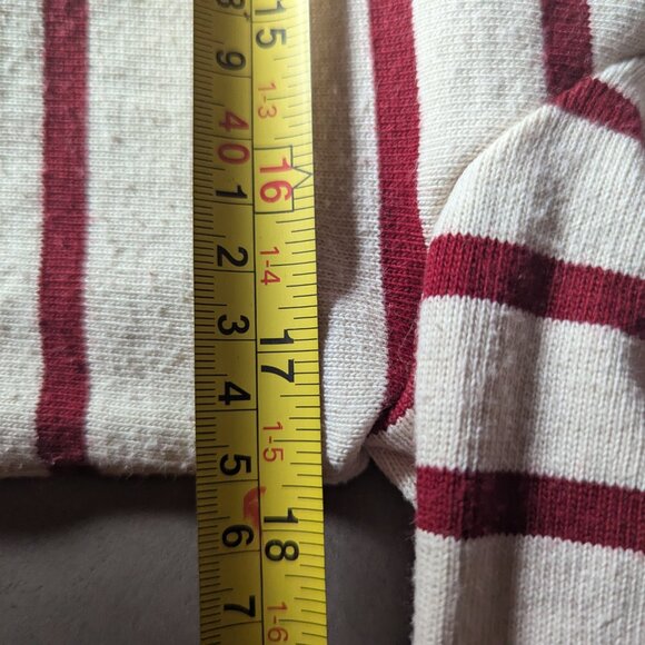 Sezane Red and White Striped Long Sleeve Tee - Picture 14 of 16